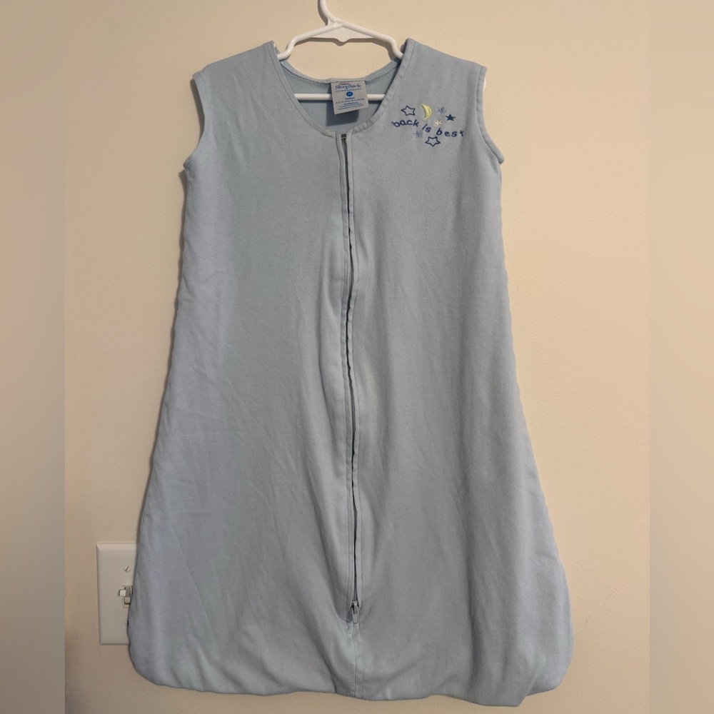 HALO Light Blue Sleep Sack with Embroidery